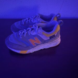 New Balance Blue and Yellow Sneakers. Used. No Box.